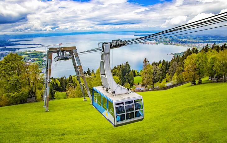 Pfänderbahn bei Bregenz am Bodensee, Österreich