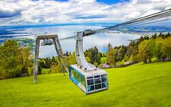 Pfänderbahn bei Bregenz am Bodensee, Österreich