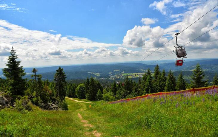 Seilbahn am Ochsenkopf im Fichtelgebirge