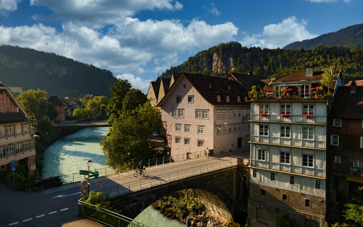 Stadtteil Heiligen Kreuz in Feldkirch