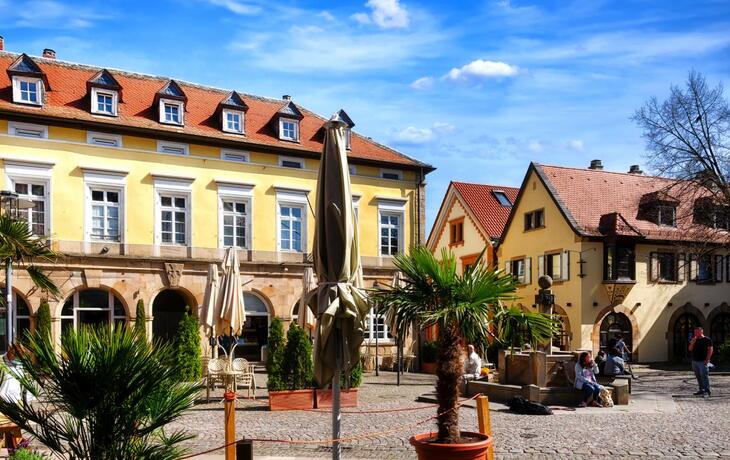 Stadtansicht des idyllischen Bad Dürkheim