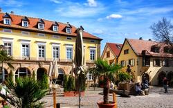 Stadtansicht des idyllischen Bad Dürkheim