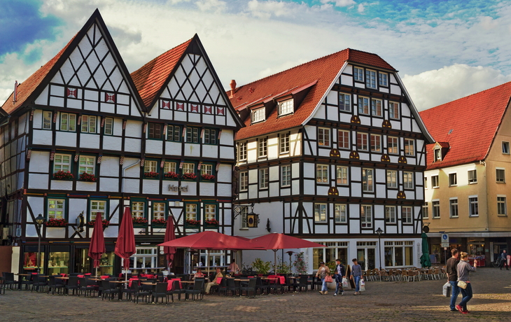 Fachwerkhäuser in Soest, Deutschland