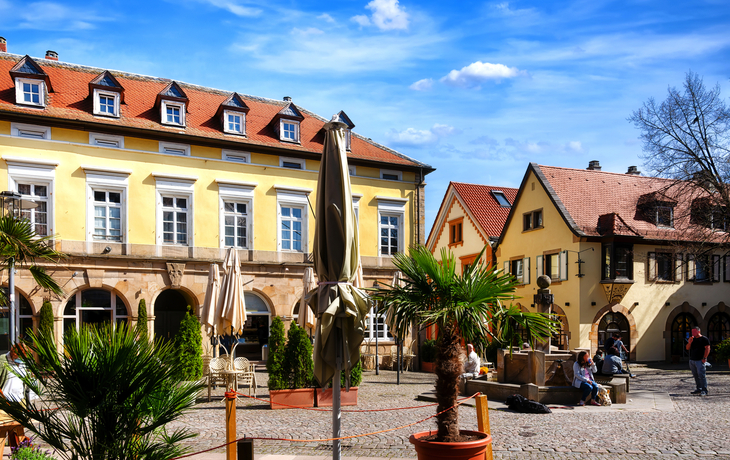 Stadtansicht des idyllischen Bad Dürkheim