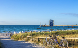 Fahrrad am Strand