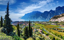 Gardasee mit Torbole, Arco und Riva del Garda