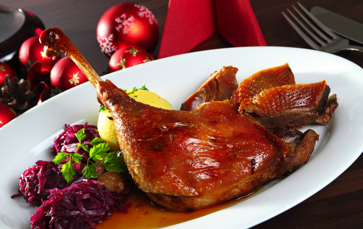 Gänsebraten