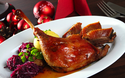 Gänsebraten