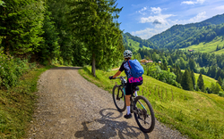 Mountainbikerin