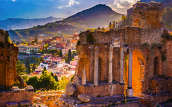 Teatro Antico di Taormina auf Sizilien