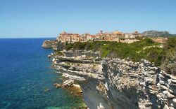 Bonifacio auf Korsika, Frankreich
