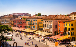 Marktplatz in Verona