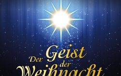 Blaues Hintergrundbild mit Stern und Text 